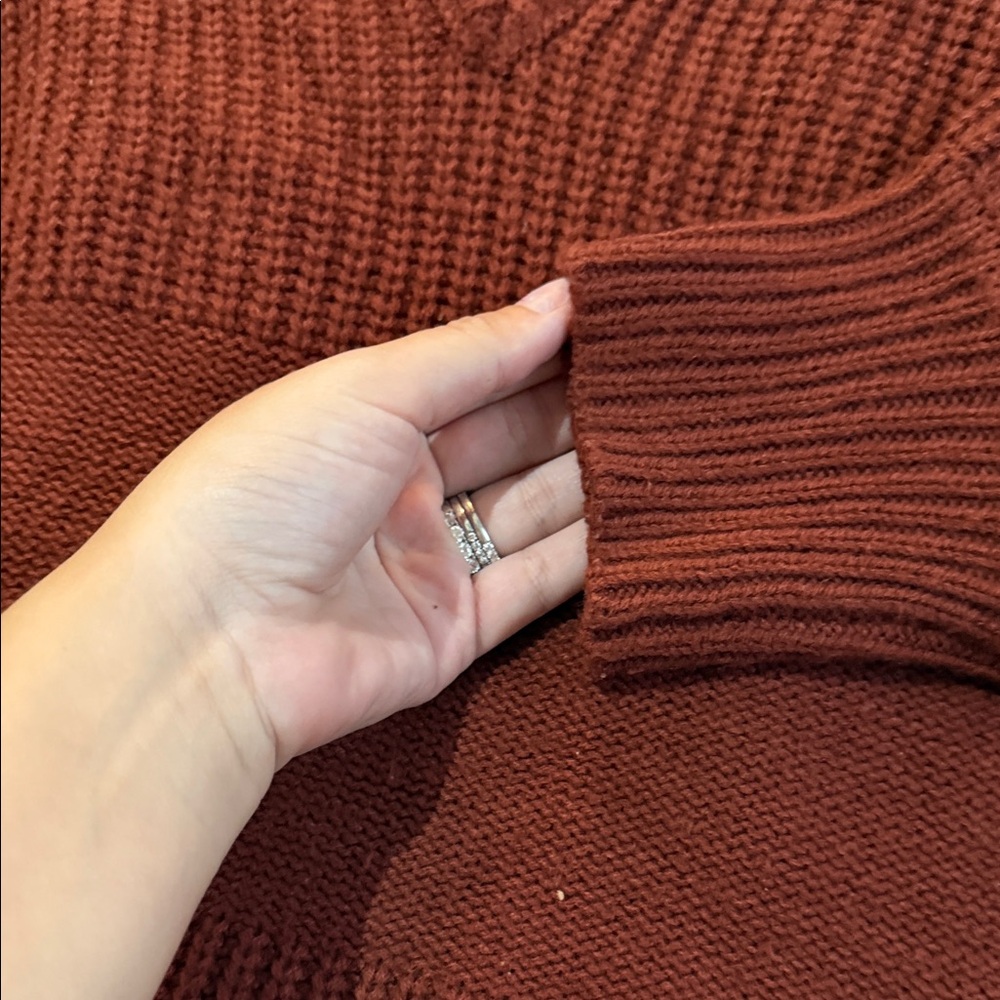 Women's Rust Sweater - Picture 5 of 5